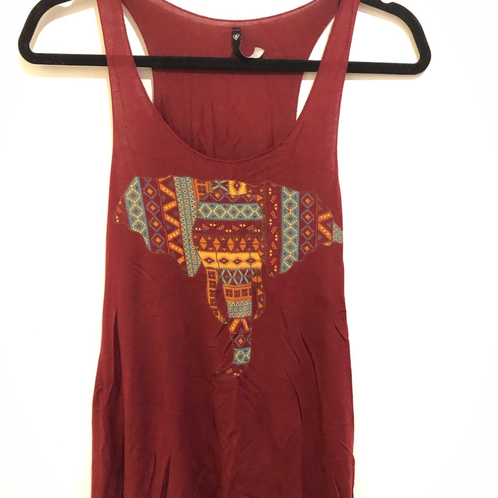 Elephant printed tank top
